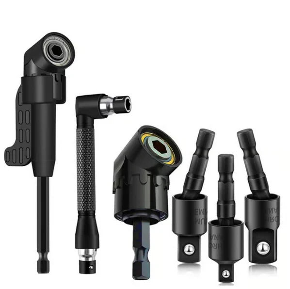 Set 6 Accesorii gaurit si insurubat 90° si 105° – Ideal pentru Spatii inguste